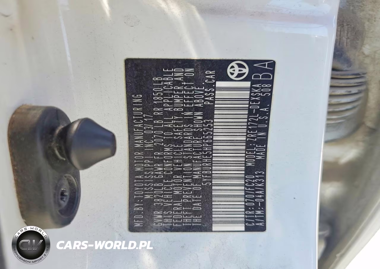 2017 Toyota Corolla Se VIN:5YFBURHE5HP665253 - 13