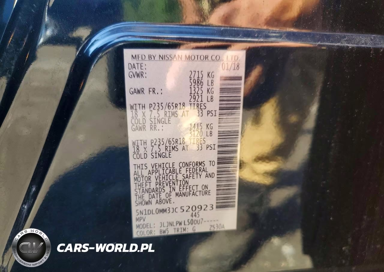 2018 Infiniti Qx60 Base VIN:5N1DL0MM3JC520923 - 13