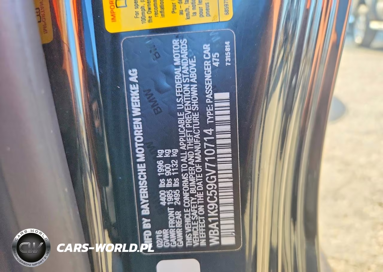 2016 BMW 228 I Sulev VIN:WBA1K9C59GV710714 - 13
