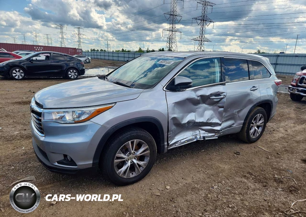 2015 Toyota Highlander Xle VIN:5TDKKRFH6FS067700 - 2