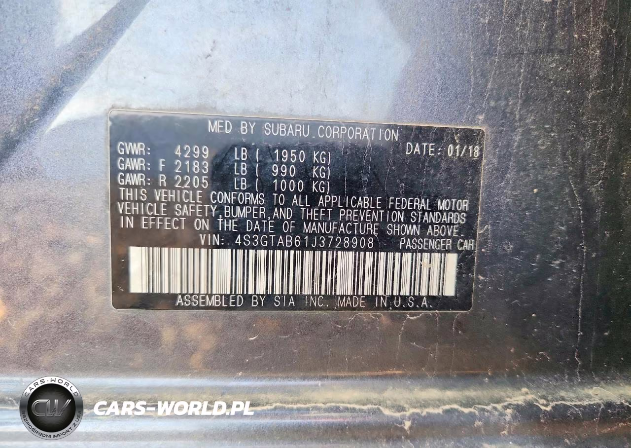 2018 Subaru Impreza Premium VIN:4S3GTAB61J3728908 - 12