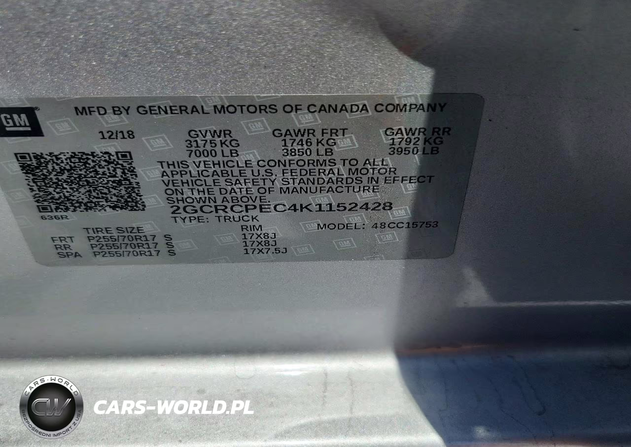 2019 Chevrolet Silverado Ld C1500 Lt VIN:2GCRCPEC4K1152428 - 12