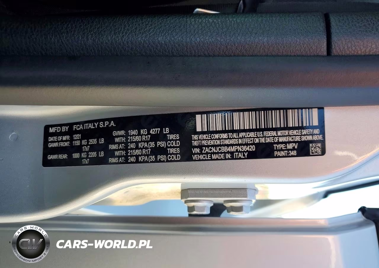 2021 Jeep Renegade Latitude VIN:ZACNJCBB4MPN36420 - 13