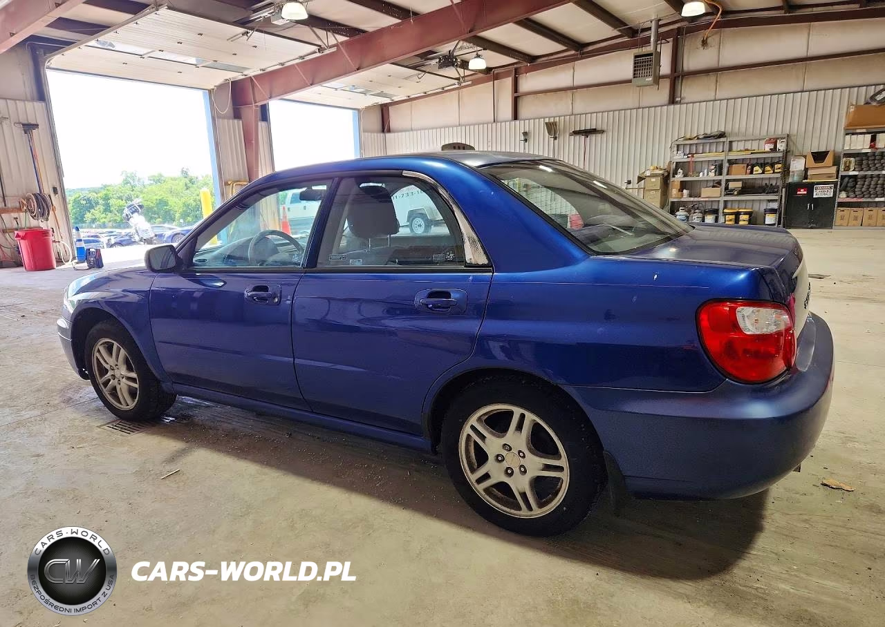2004 Subaru Impreza Rs VIN:JF1GD67584H502792 - 2