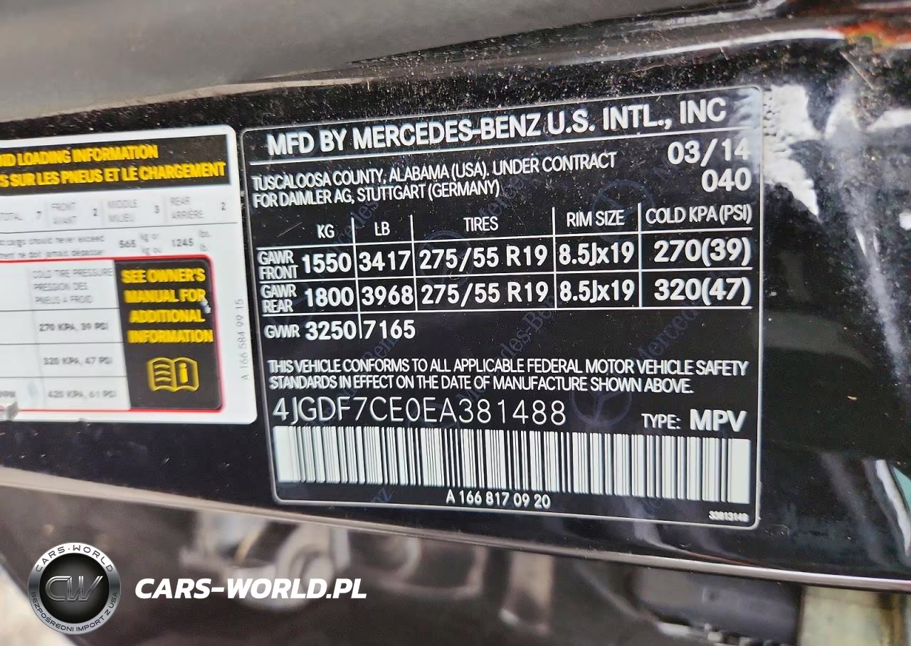 2014 Mercedes-Benz Gl 450 4Matic VIN:4JGDF7CE0EA381488 - 13