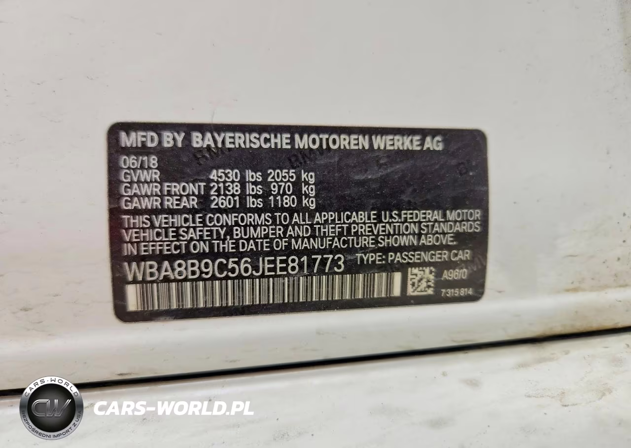 2018 BMW 330 I VIN:WBA8B9C56JEE81773 - 12