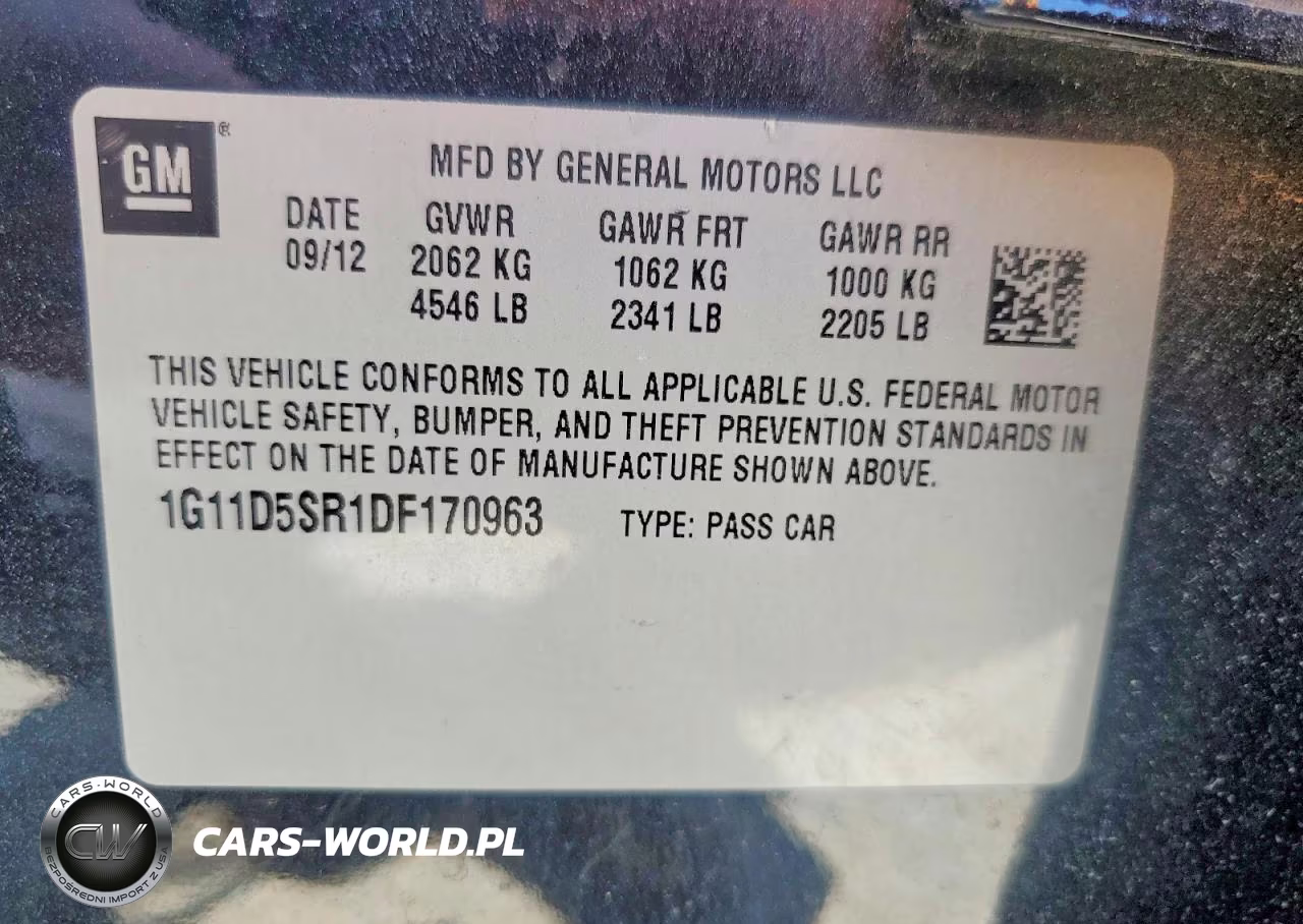 2013 Chevrolet Malibu 1Lt VIN:1G11D5SR1DF170963 - 12