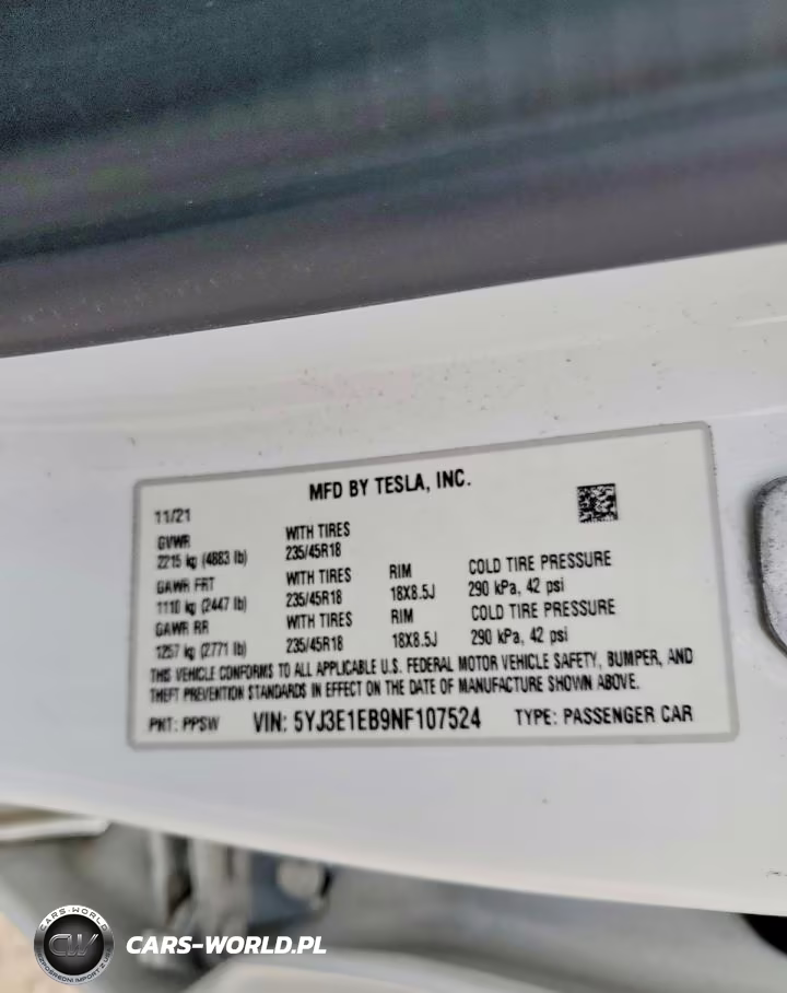 2022 Tesla Model 3 VIN:5YJ3E1EB9NF107524 - 12