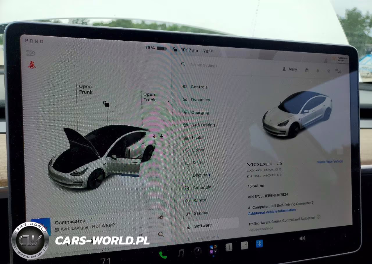 2022 Tesla Model 3 VIN:5YJ3E1EB9NF107524 - 9