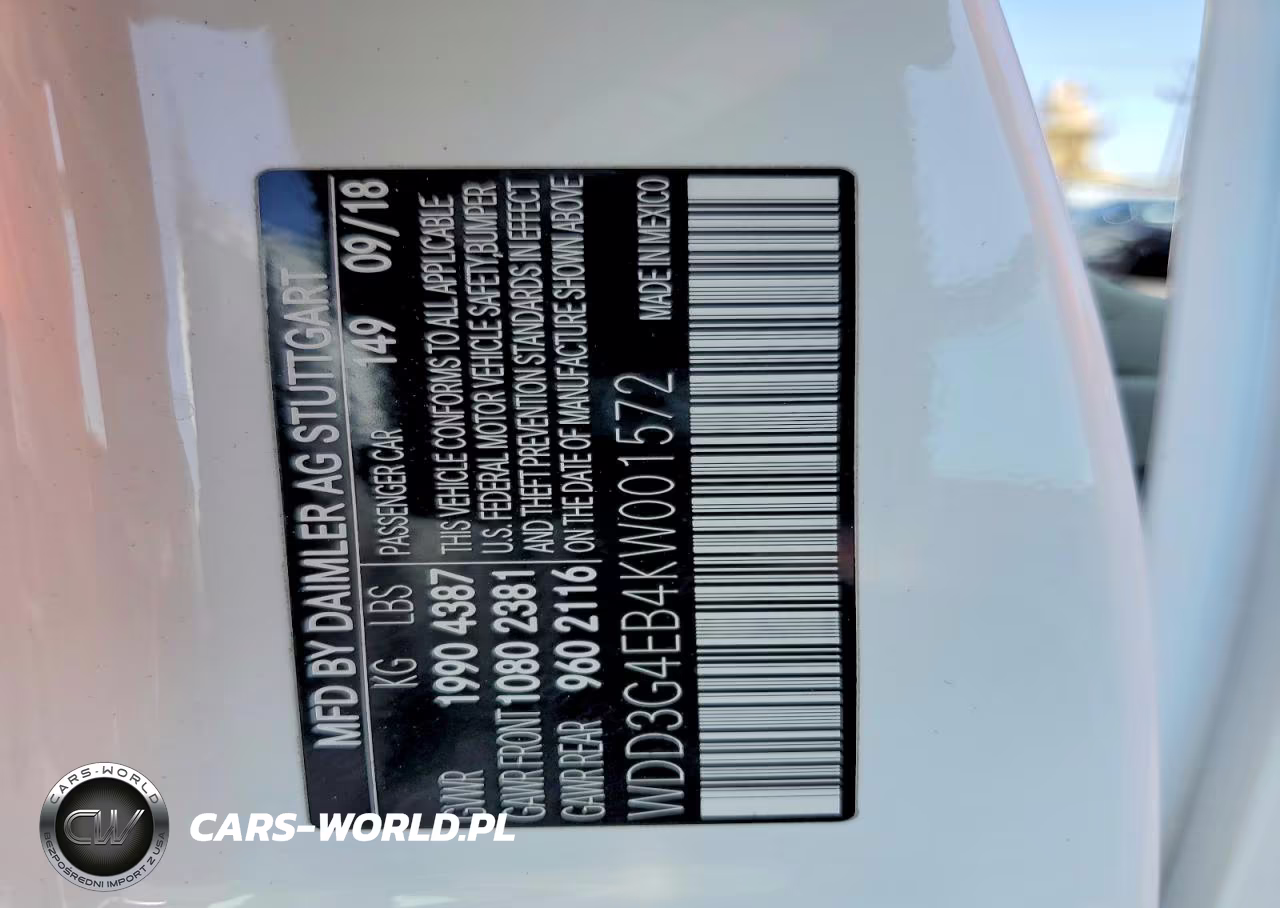 2019 Mercedes-Benz A 220 VIN:WDD3G4EB4KW001572 - 12