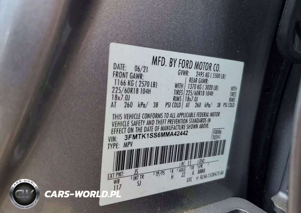 2021 Ford Mustang Mach-E Select VIN:3FMTK1SS6MMA42442 - 13
