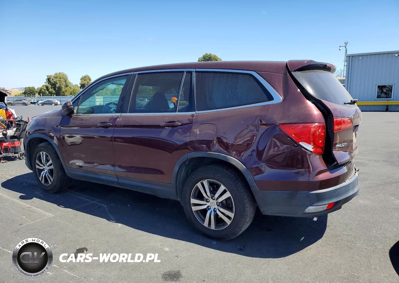 2017 Honda Pilot Exln VIN:5FNYF5H73HB013368 - 2