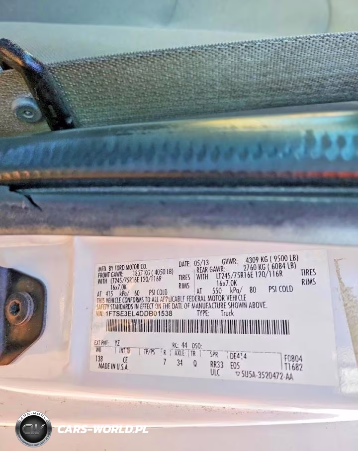 2013 Ford E350 Utility - Service Van VIN:1FTSE3EL4DDB01538 - 13