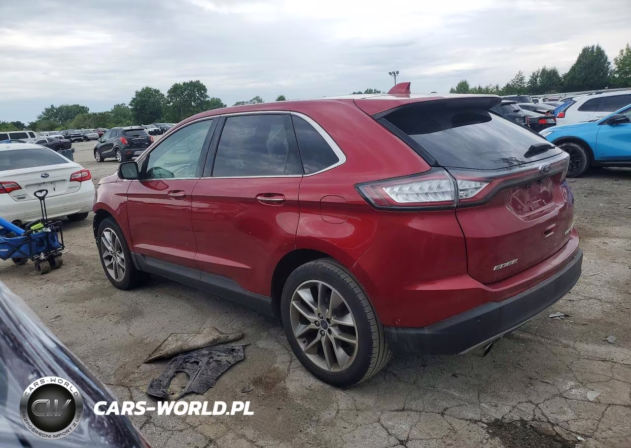 2017 Ford Edge Titanium VIN:2FMPK4K97HBB87772 - 2