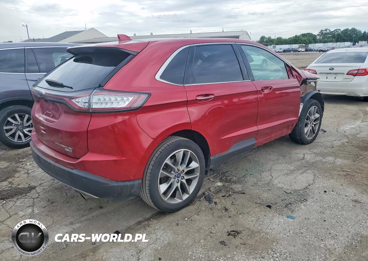 2017 Ford Edge Titanium VIN:2FMPK4K97HBB87772 - 3