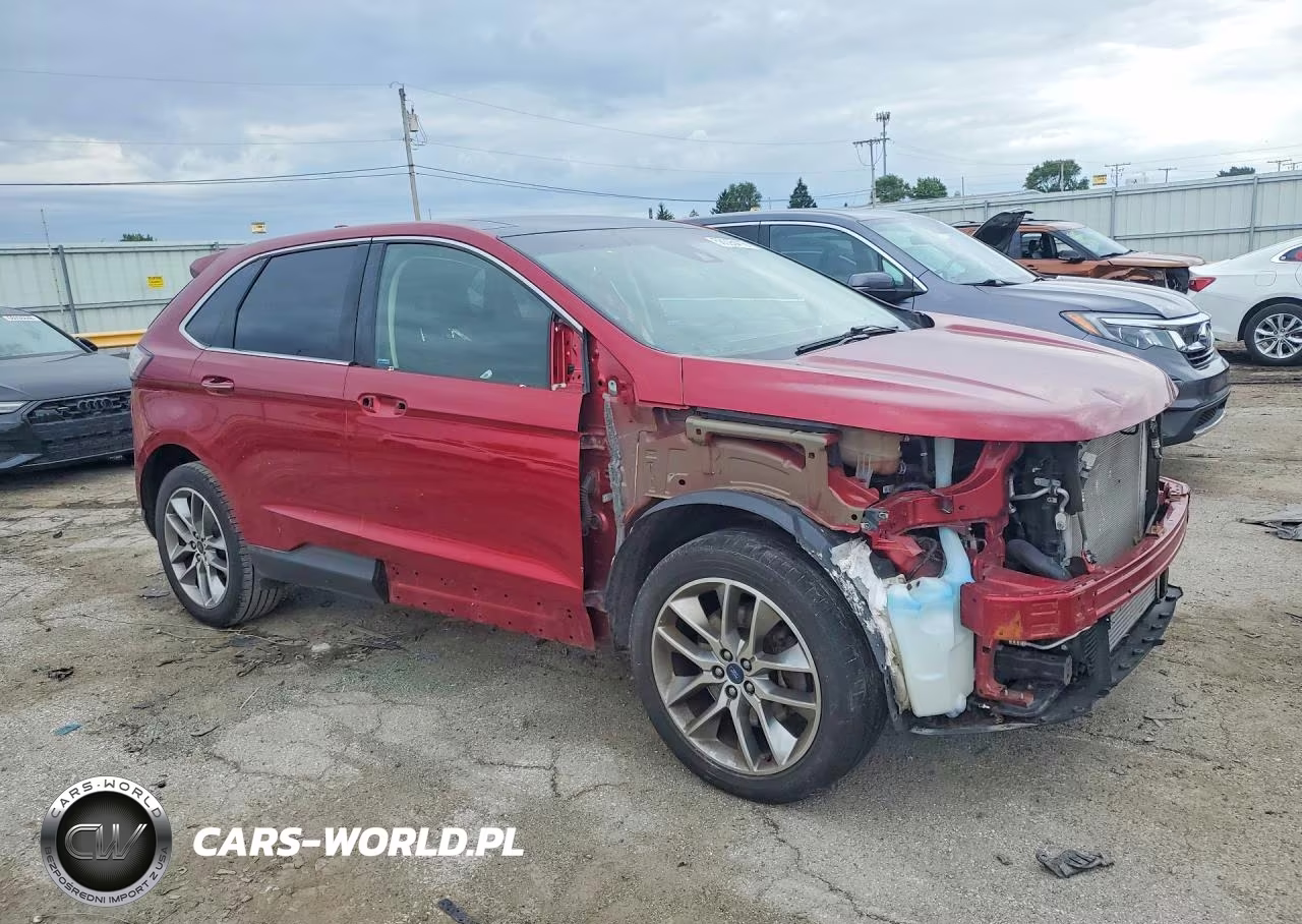 2017 Ford Edge Titanium VIN:2FMPK4K97HBB87772 - 4