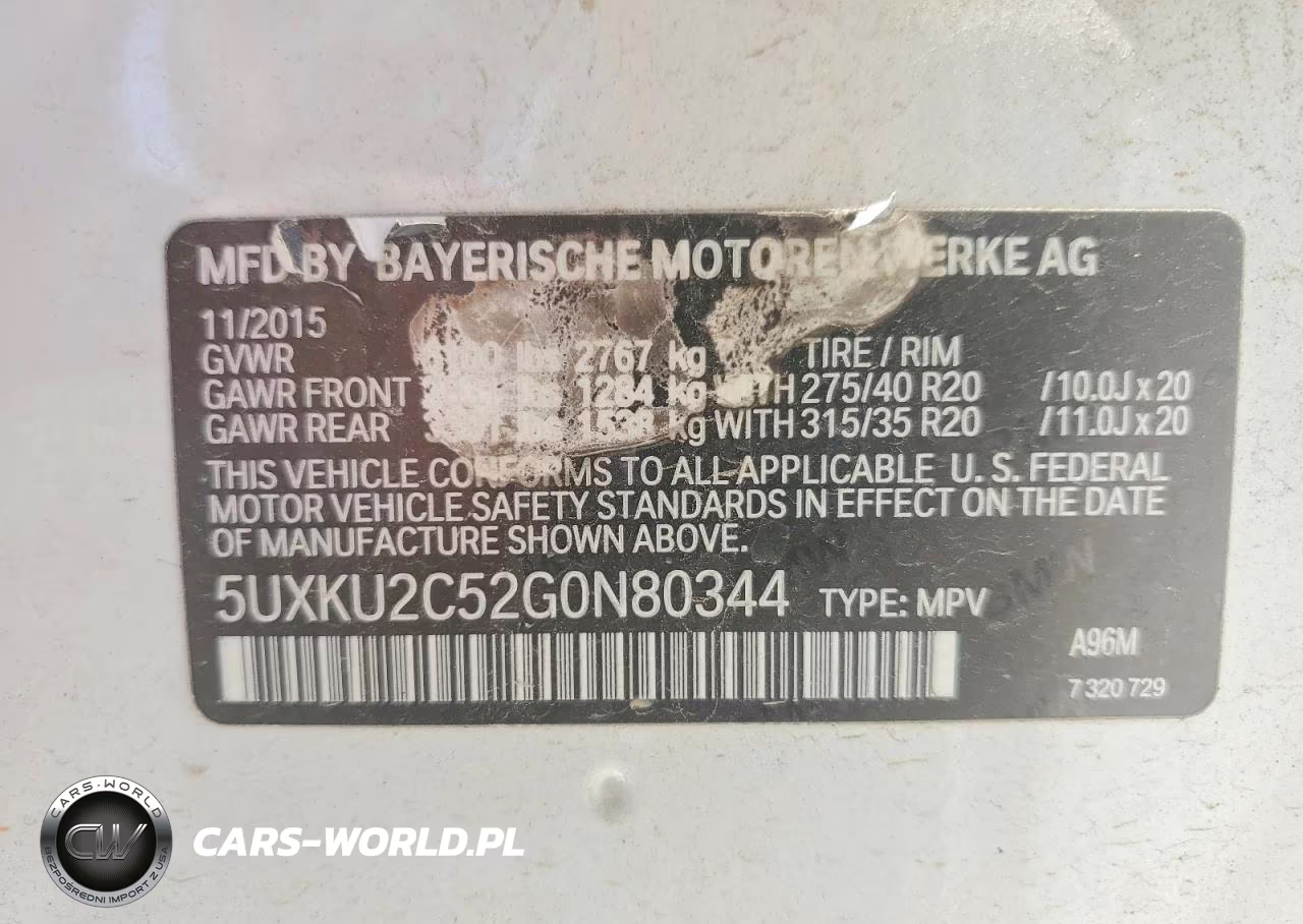 2016 BMW X6 xDrive35I VIN:5UXKU2C52G0N80344 - 13