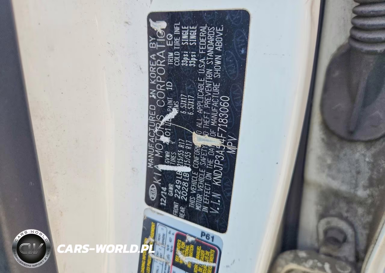 2015 Kia Soul + VIN:KNDJP3A54F7183060 - 14