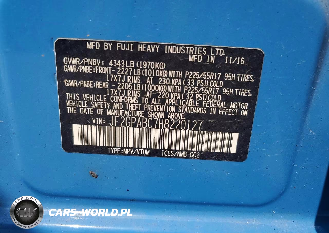 2017 Subaru Crosstrek Premium VIN:JF2GPABC7H8220127 - 13