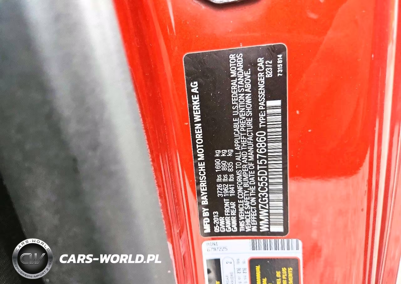 2013 Mini Cooper S Clubman VIN:WMWZG3C55DT576860 - 13