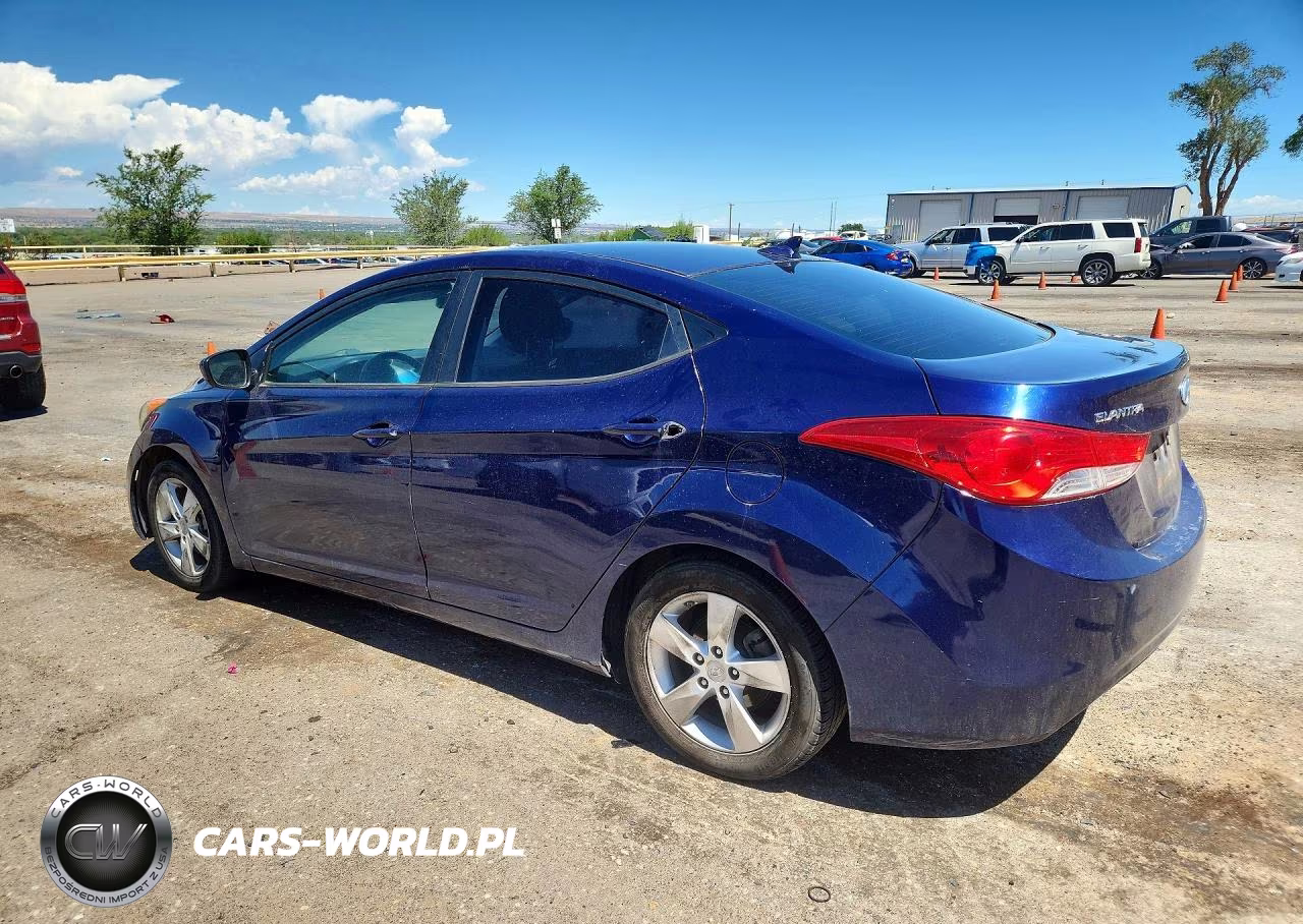 2012 Hyundai Elantra Gls VIN:5NPDH4AE6CH105421 - 2
