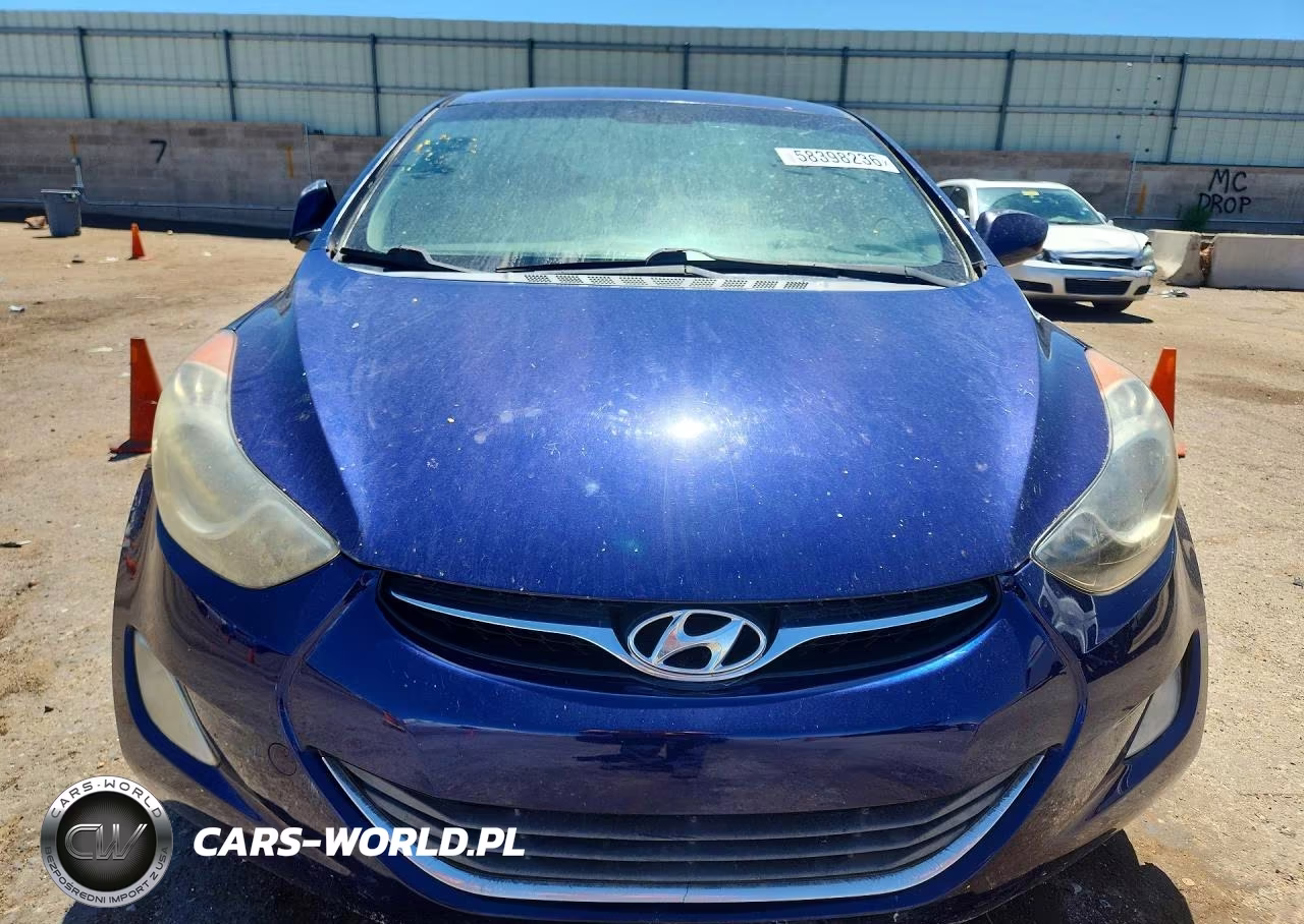 2012 Hyundai Elantra Gls VIN:5NPDH4AE6CH105421 - 5