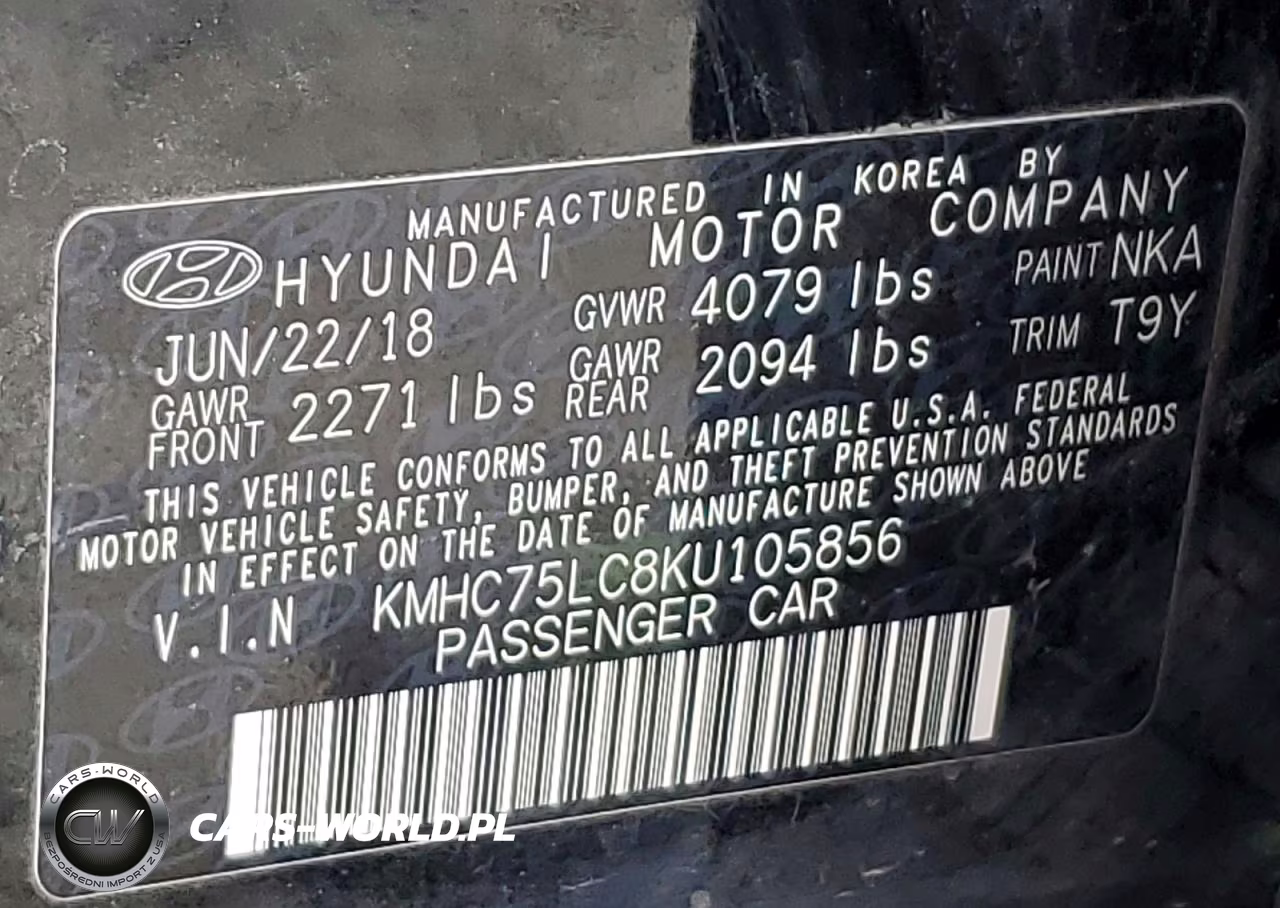 2019 Hyundai Ioniq Sel VIN:KMHC75LC8KU105856 - 12