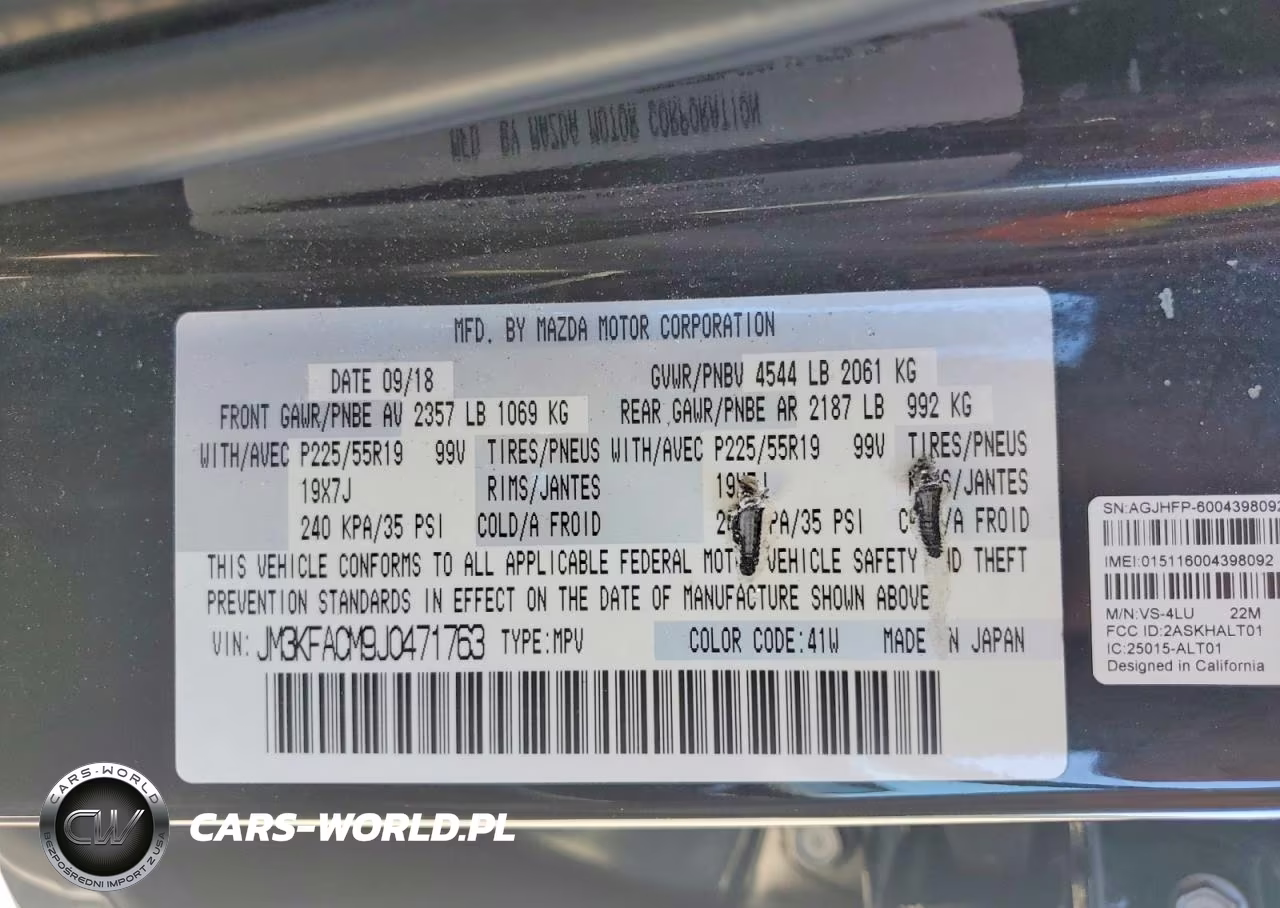 2018 Mazda Cx-5 Touring VIN:JM3KFACM9J0471763 - 13