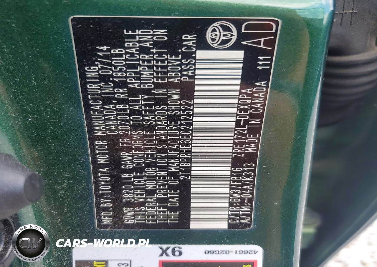 2014 Toyota Corolla Le Eco VIN:2T1BPRHE6EC212522 - 13