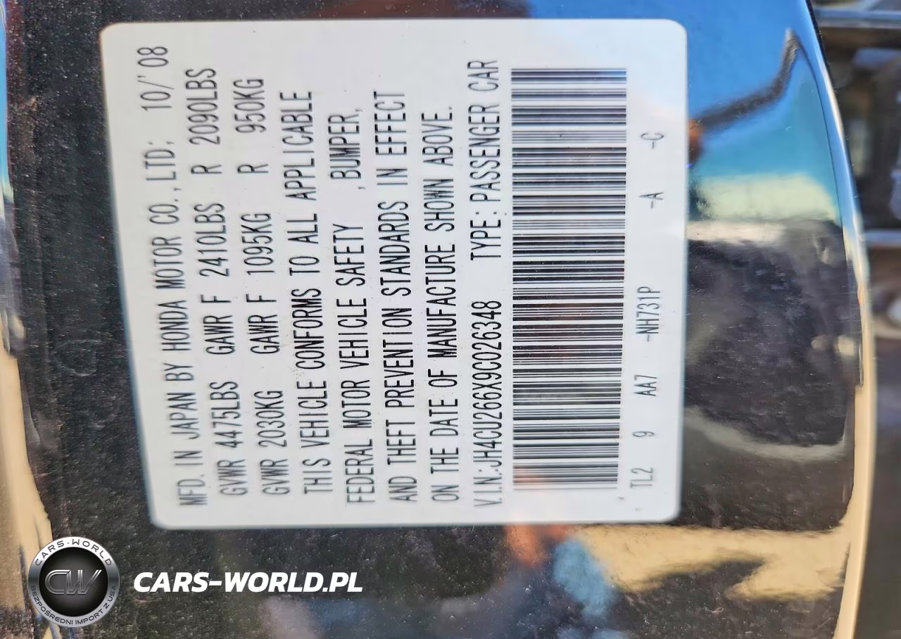 2009 Acura Tsx VIN:JH4CU266X9C026348 - 13