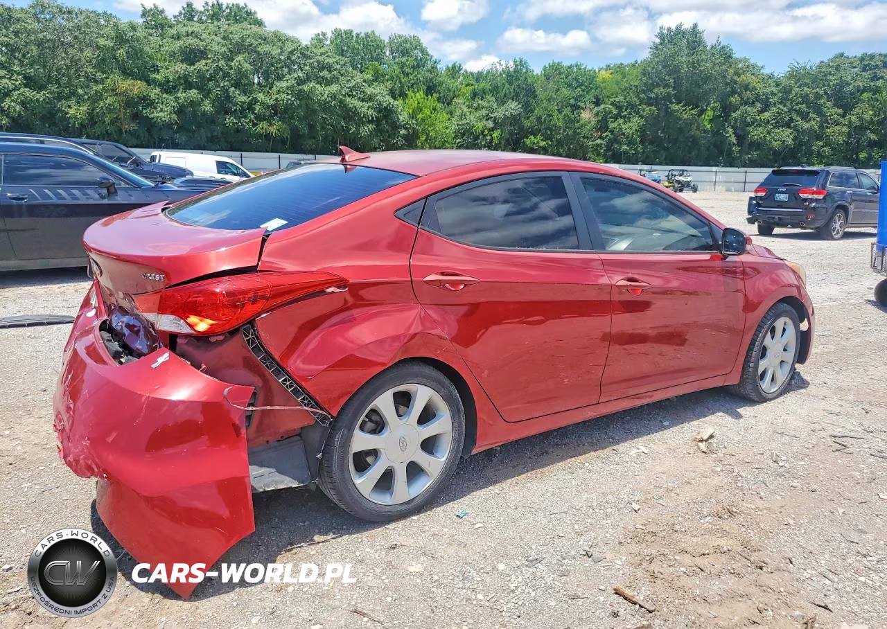 2013 Hyundai Elantra Limited VIN:KMHDH4AE2DU508749 - 3