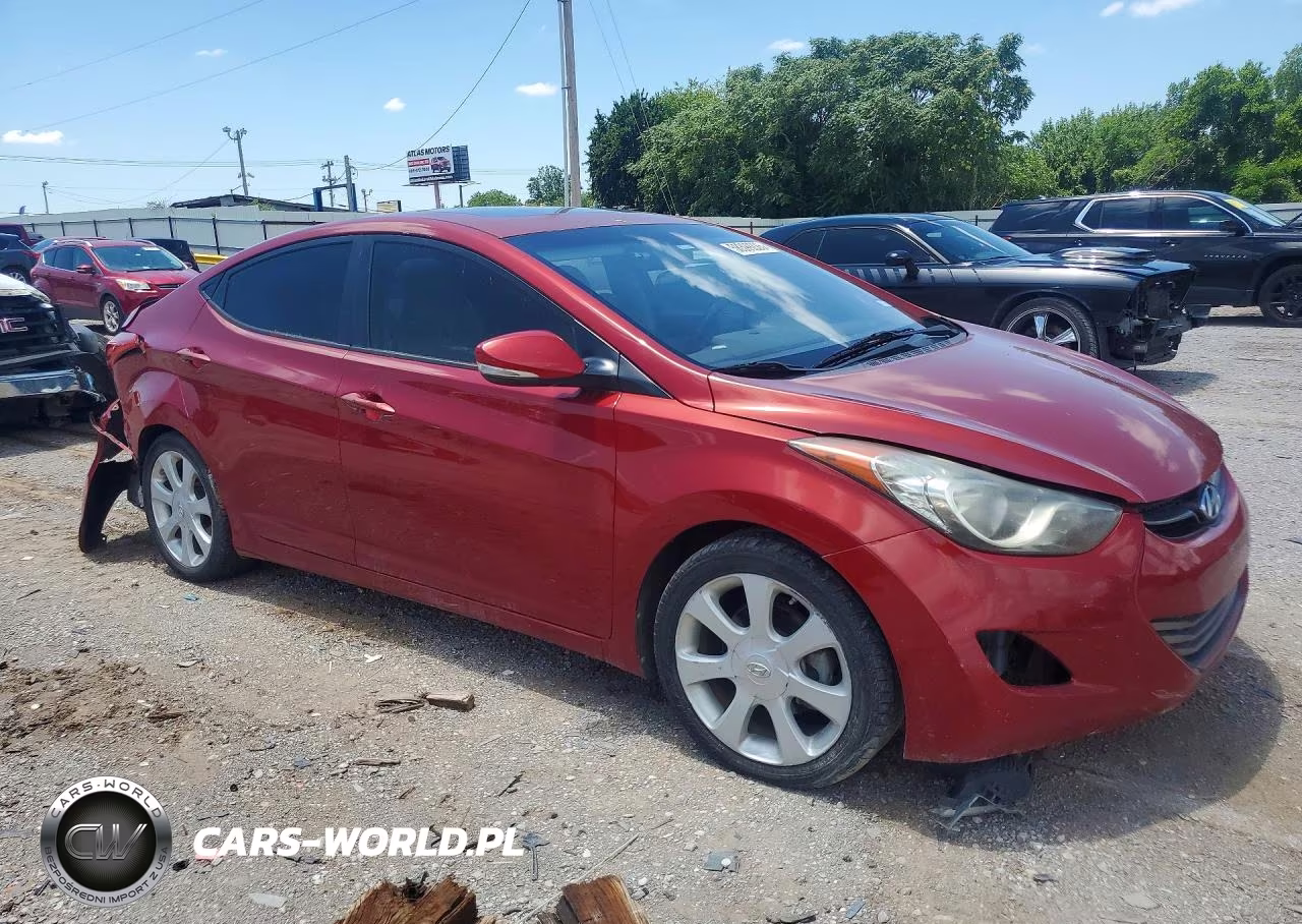 2013 Hyundai Elantra Limited VIN:KMHDH4AE2DU508749 - 4