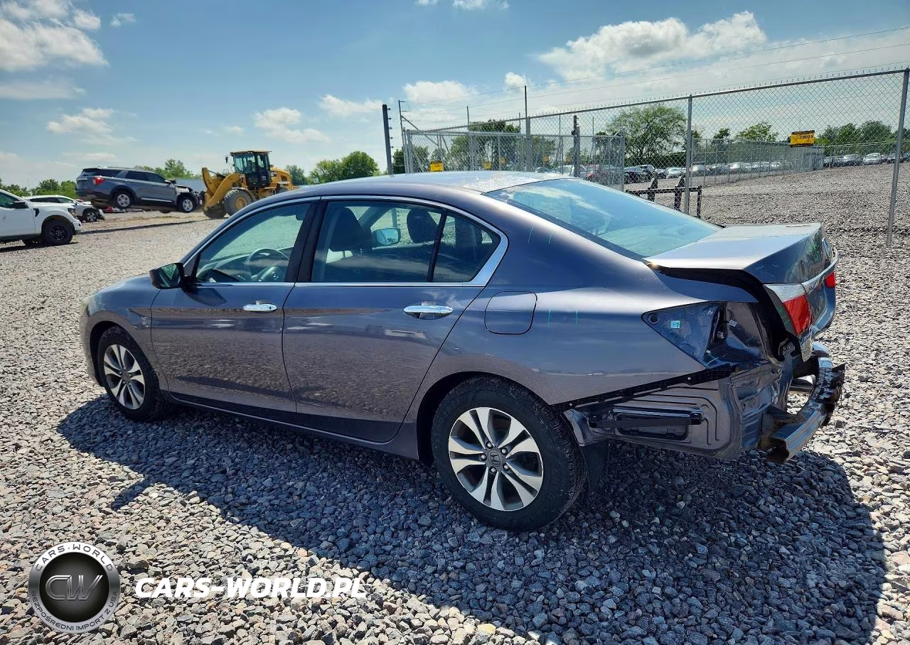 2013 Honda Accord Lx VIN:1HGCR2F38DA033720 - 2