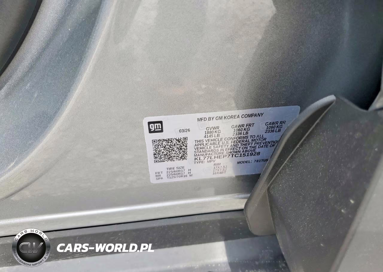2026 Chevrolet Trax 1Lt VIN:KL77LHEP7TC151928 - 14