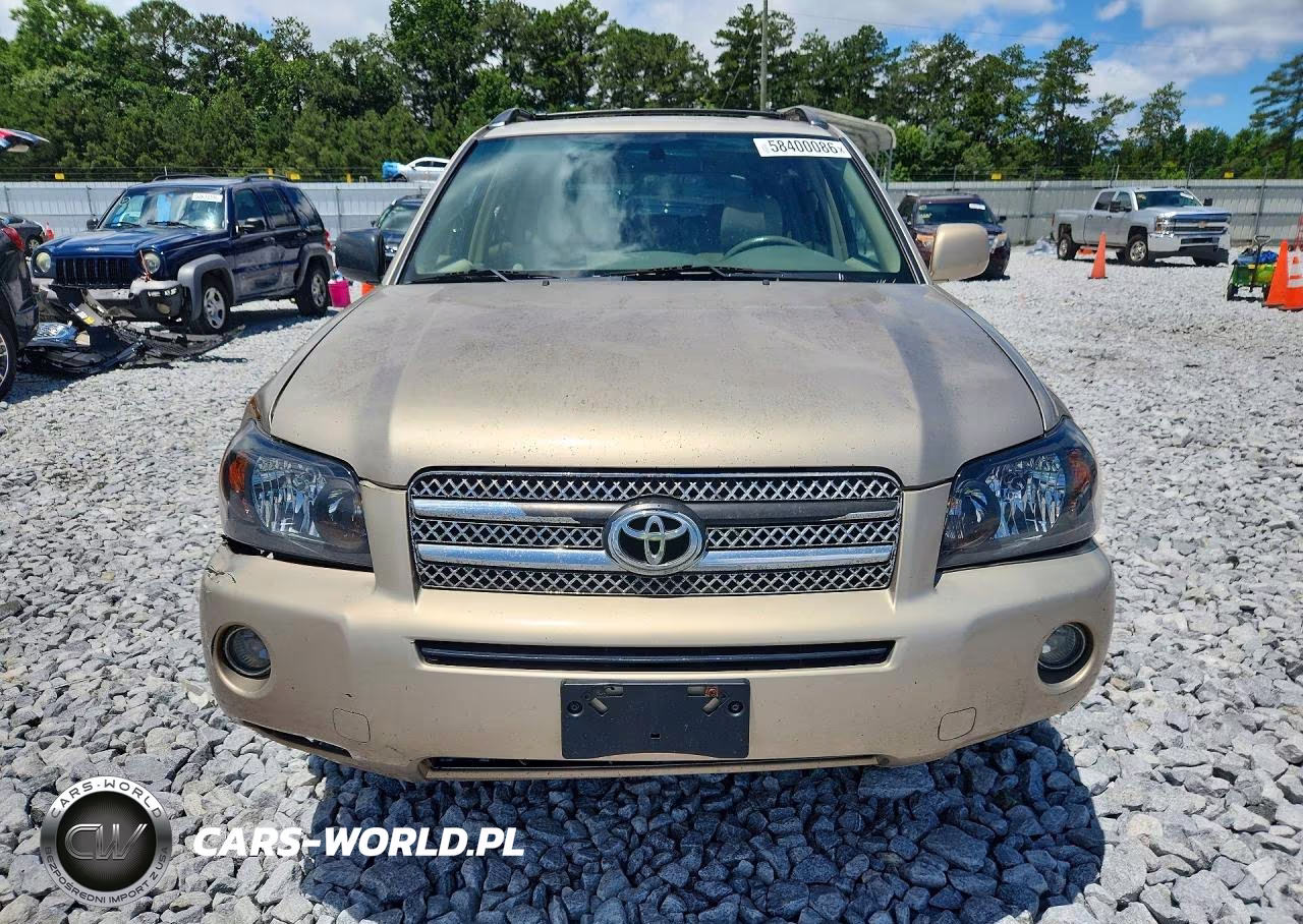 2007 Toyota Highlander Hybrid VIN:JTEEW21A870044504 - 5