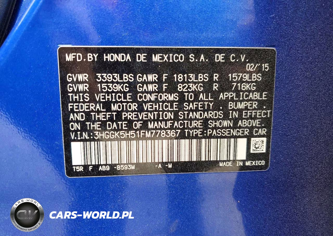 2015 Honda Fit Lx VIN:3HGGK5H51FM778367 - 12