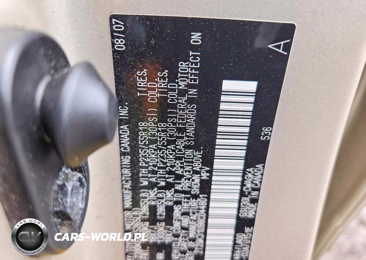 2008 Lexus Rx 350 VIN:2T2GK31U98C044801 - 13