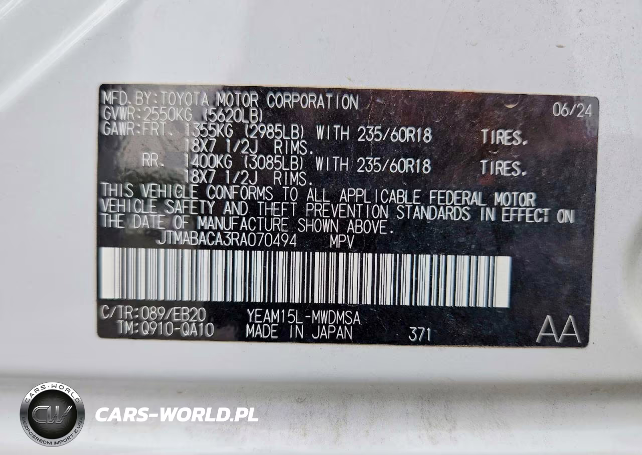 2024 Toyota Bz4X Xle VIN:JTMABACA3RA070494 - 14