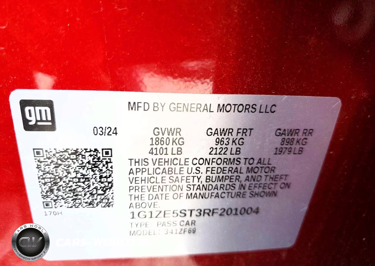 2024 Chevrolet Malibu Premier VIN:1G1ZE5ST3RF201004 - 12