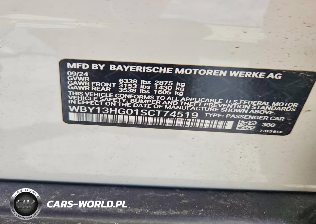 2025 BMW I5 xDrive 40 VIN:WBY13HG01SCT74519 - 12