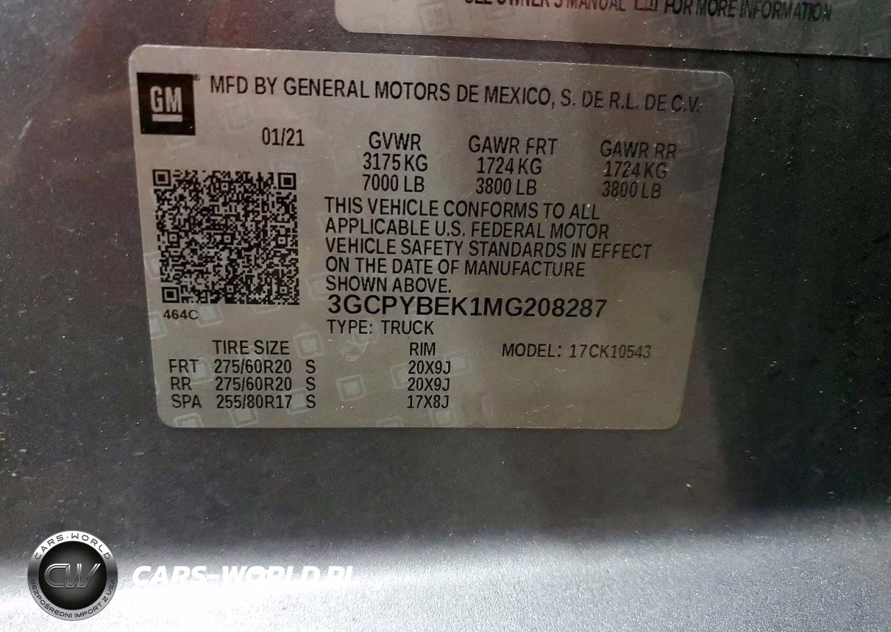 2021 Chevrolet Silverado K1500 Custom VIN:3GCPYBEK1MG208287 - 13