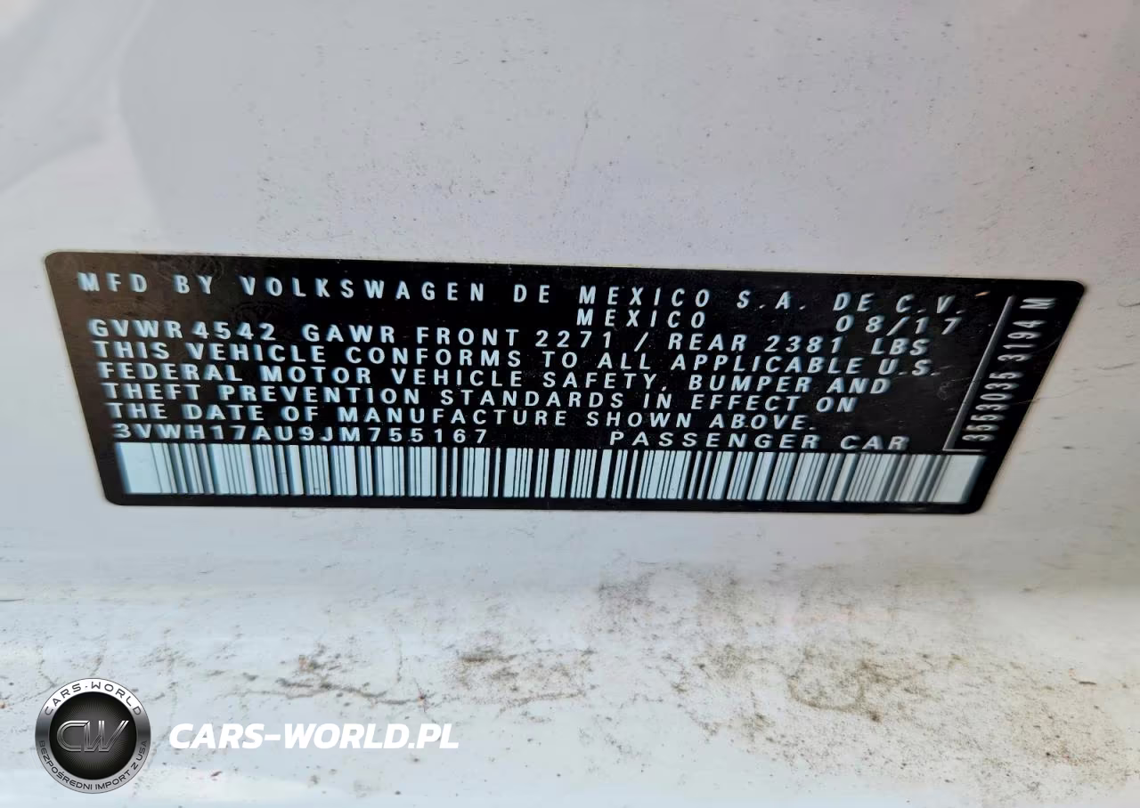 2018 Volkswagen Golf Alltrack S VIN:3VWH17AU9JM755167 - 13