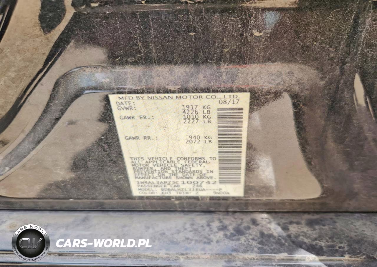 2018 Nissan Altima 2.5 S VIN:1N4AL3AP7JC100742 - 12