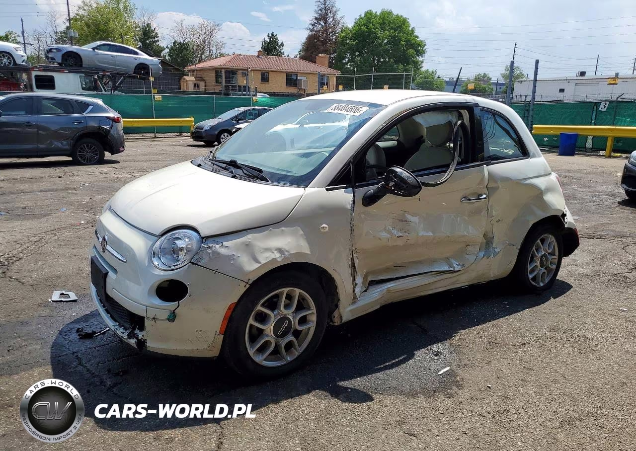 2015 Fiat 500 Pop VIN:3C3CFFAR3FT741738 - 1