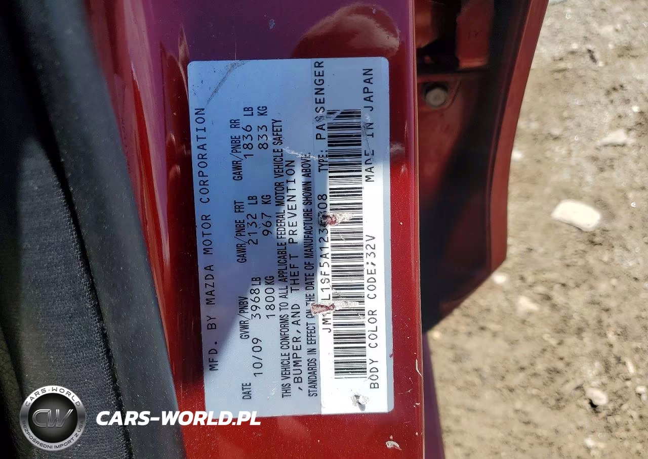 2010 Mazda 3 I VIN:JM1BL1SF5A1236808 - 12