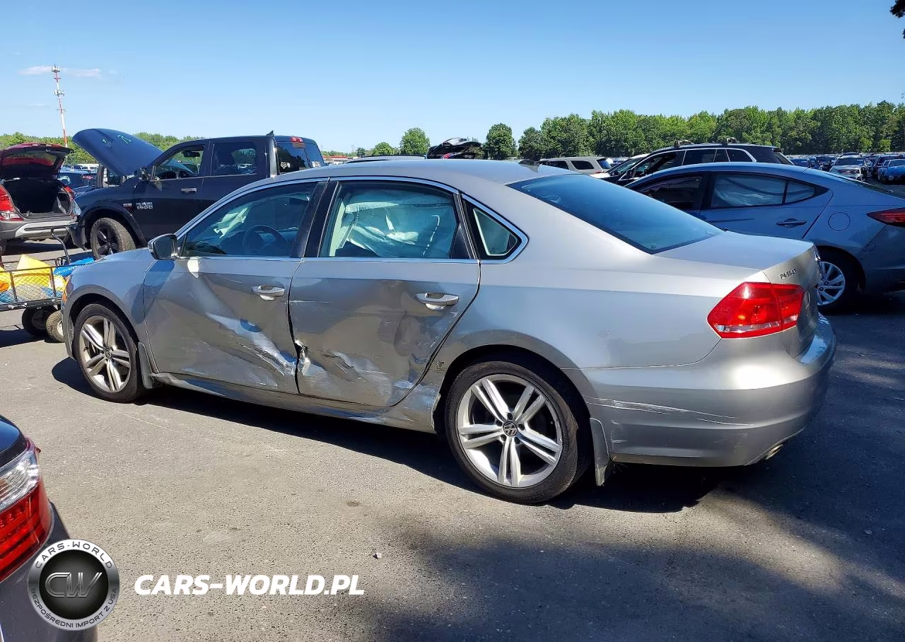 2014 Volkswagen Passat Se VIN:1VWBN7A39EC050796 - 2
