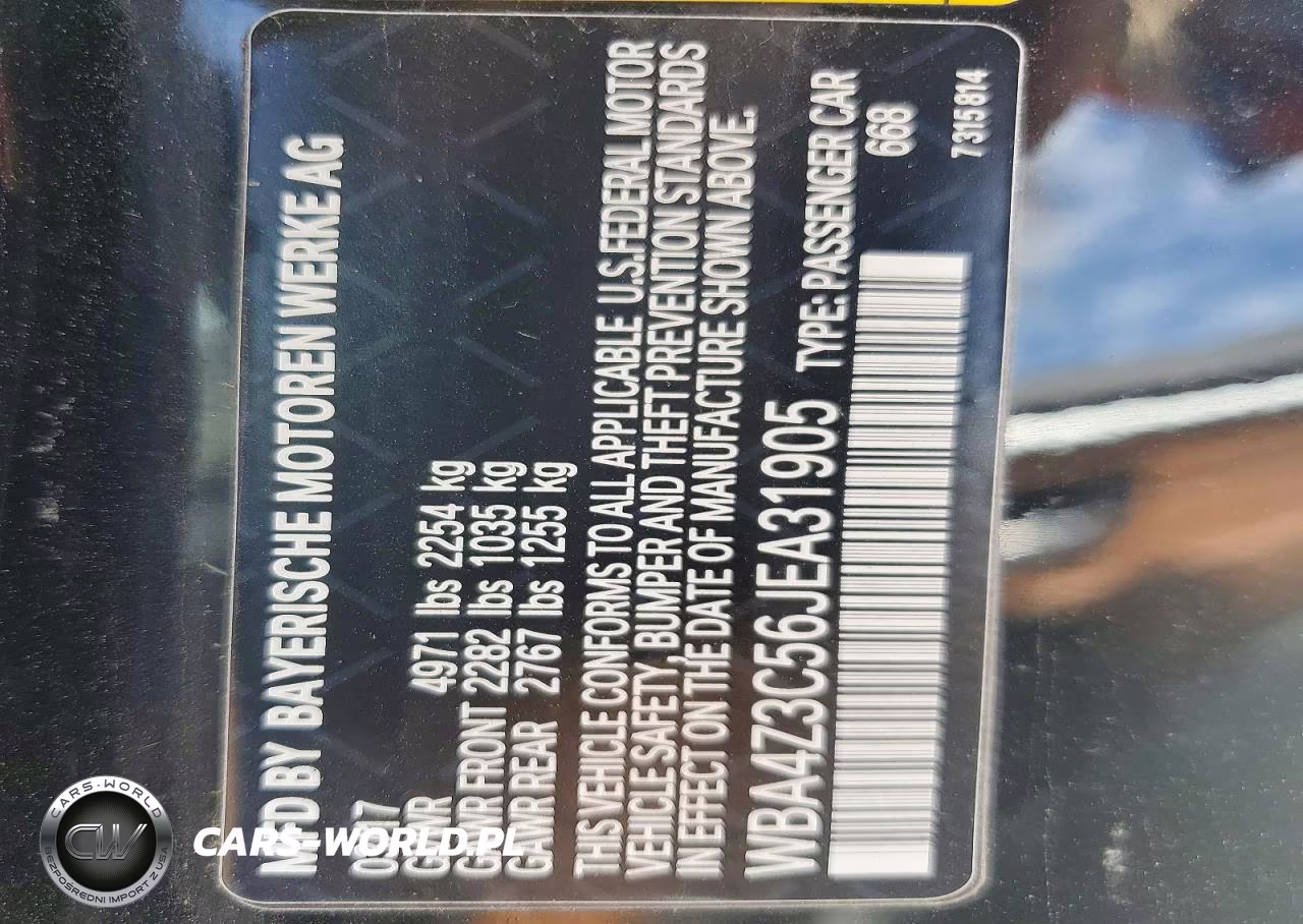 2018 BMW 430I xDrive VIN:WBA4Z3C56JEA31905 - 12