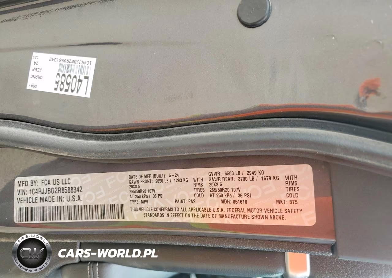 2024 Jeep Grand Cherokee L Limited 4X2 VIN:1C4RJJBG2R8588342 - 13
