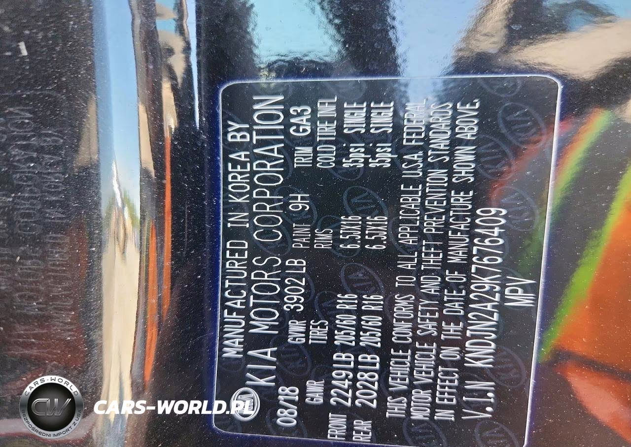2019 Kia Soul Base VIN:KNDJN2A29K7676409 - 13