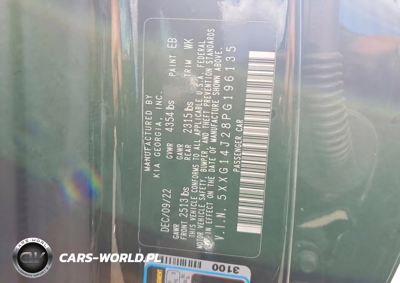 2023 Kia K5 Lxs VIN:5XXG14J28PG196135 - 13